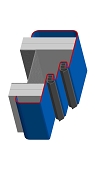 Umfassungszarge/Blockzarge mit Doppelfalz und Rundspiegel